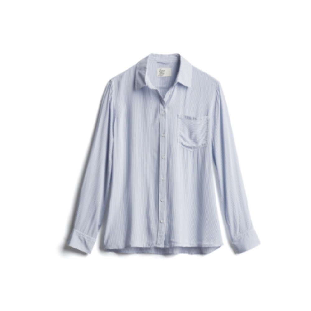 Cosmic Blue Love Haley Button Up Top